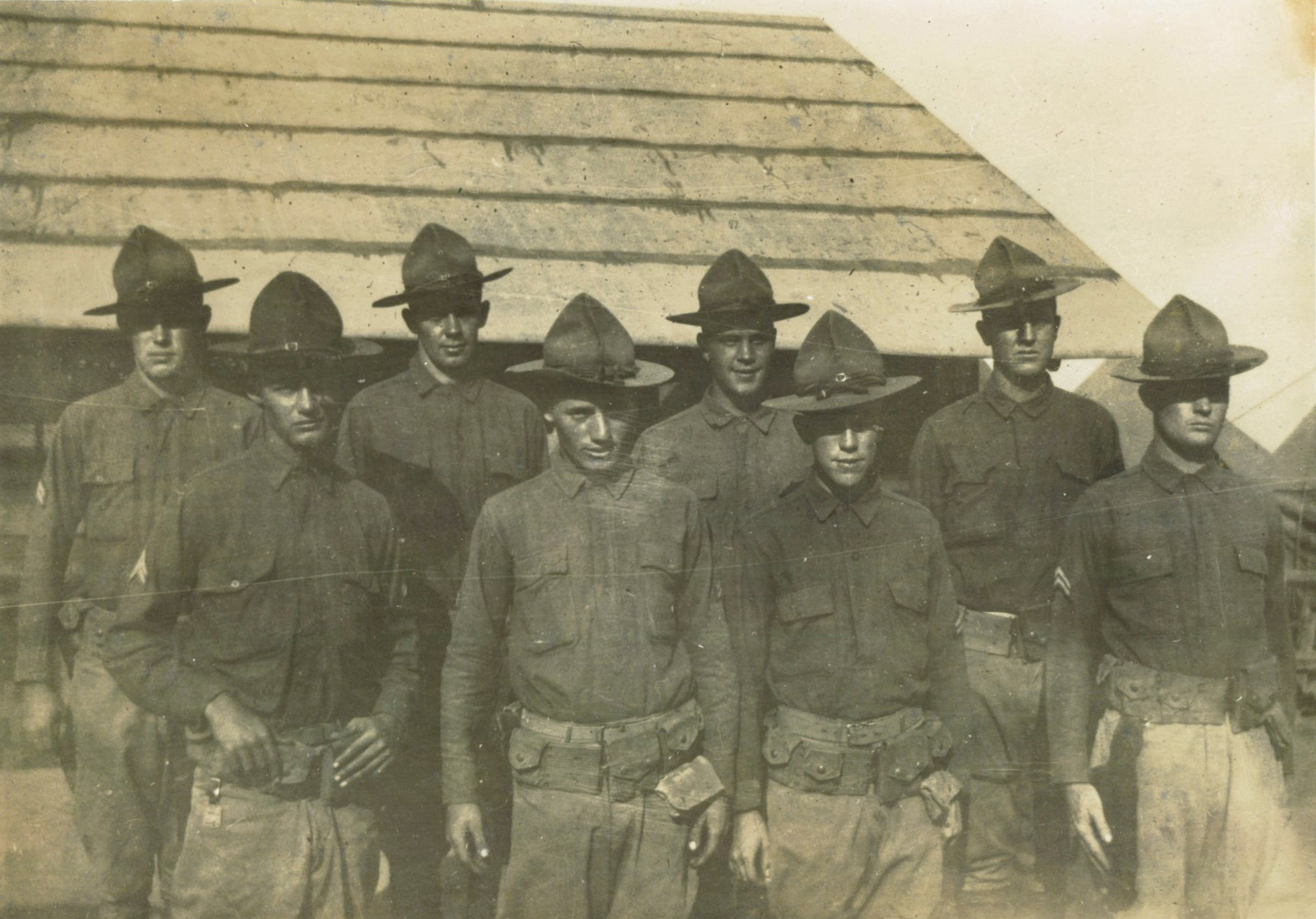 45th Infantry NCO s Of Troop B 1st Oklahoma Cavalry Metropolitan 